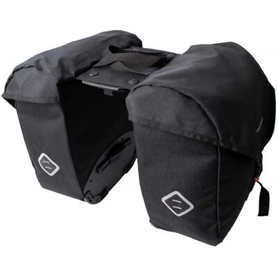 AtranVelo Zap Doppel-Fahrradtasche - 50L - Schwarz AtranVelo Zap Doppel-Fahrradtasche - 50L - Schwarz