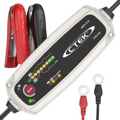 CTEK MXS 5.0 Batterieladegerät - Vollautomatisch, 8-Stufen, IP65 CTEK MXS 5.0 Batterieladegerät - Vollautomatisch, 8-Stufen, IP65