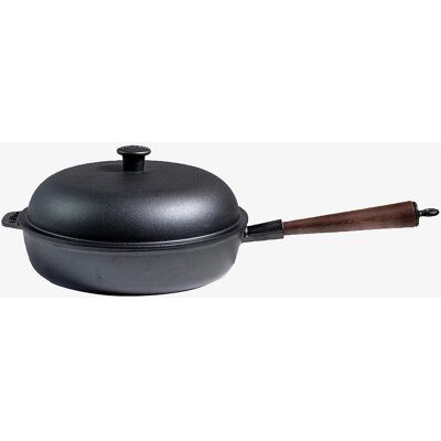 Carl Victor 28cm Støpejernsgryte med lokk - Svart - Kjøkkenutstyr Carl Victor 28cm Støpejernsgryte med lokk - Svart - Kjøkkenutstyr