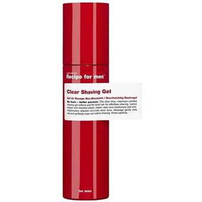 Recipe for Men Clear Shaving Gel (100 ml) Recipe for Men Clear Shaving Gel (100 ml)