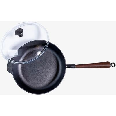 Carl Victor Jernpanne - 25cm, Svart, Forbehandlet - Passer til Alle Kokeplater Carl Victor Jernpanne - 25cm, Svart, Forbehandlet - Passer til Alle Kokeplater
