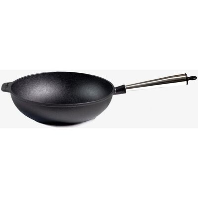 Göran Ek - Støbejerns Wok - Passer til Alle Varmekilder - 30cm Göran Ek - Støbejerns Wok - Passer til Alle Varmekilder - 30cm