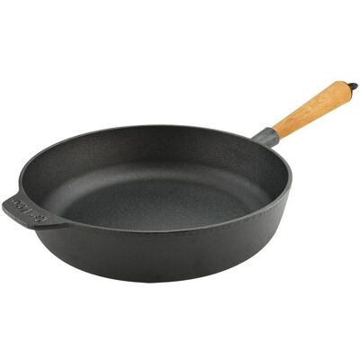 Carl Victor GJUTEJERN 28cm Stegepande - Sort - Tungt kogegrej Carl Victor GJUTEJERN 28cm Stegepande - Sort - Tungt kogegrej
