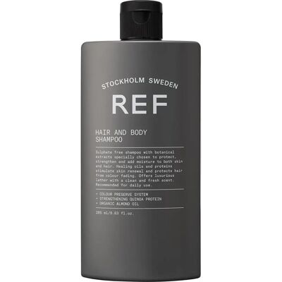 REF Haar & Lichaam Shampoo 100 ml - 2-in-1 Shampoo en Douchegel voor Mannen REF Haar & Lichaam Shampoo 100 ml - 2-in-1 Shampoo en Douchegel voor Mannen