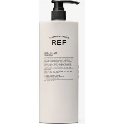 REF Cool Silver Shampoo - Shampoo per capelli biondi, 750ml, Vegano REF Cool Silver Shampoo - Shampoo per capelli biondi, 750ml, Vegano