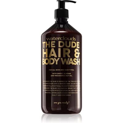 Waterclouds The Dude Gel de Duș și Corp - 1000 ml Waterclouds The Dude Gel de Duș și Corp - 1000 ml