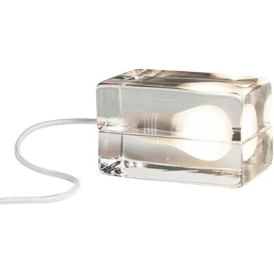 Design House Stockholm Block Lamp - Klar Glass Bordlampe Design House Stockholm Block Lamp - Klar Glass Bordlampe