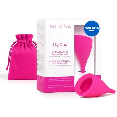 INTIMINA Lily Cup B - Copo menstrual, Reutilizável, Proteção 8h INTIMINA Lily Cup B - Copo menstrual, Reutilizável, Proteção 8h
