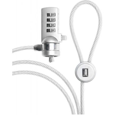 Multibrackets 0571 Cable Lock - Silver - 1.8 m - Cable Lock Multibrackets 0571 Cable Lock - Silver - 1.8 m - Cable Lock