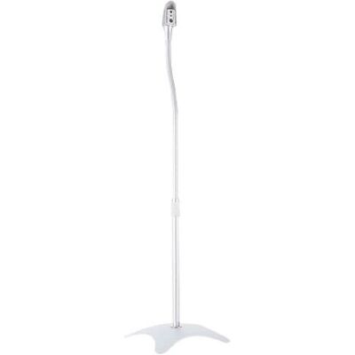 Support de haut-parleur au sol blanc réglable - Lot de 2 Support de haut-parleur au sol blanc réglable - Lot de 2