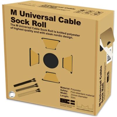 Multibrackets 2469 cable sleeve - Cable sleeve, 20mm, 50m, White Multibrackets 2469 cable sleeve - Cable sleeve, 20mm, 50m, White