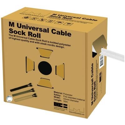 Multibrackets 2537 cable sleeve - 55mm width, 50m length, Polyester Multibrackets 2537 cable sleeve - 55mm width, 50m length, Polyester