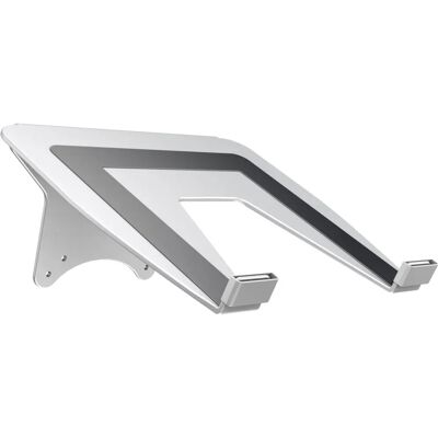 Suporte para laptop Multibrackets 7532 - Compatível com VESA, Altura ajustável, Prata Suporte para laptop Multibrackets 7532 - Compatível com VESA, Altura ajustável, Prata