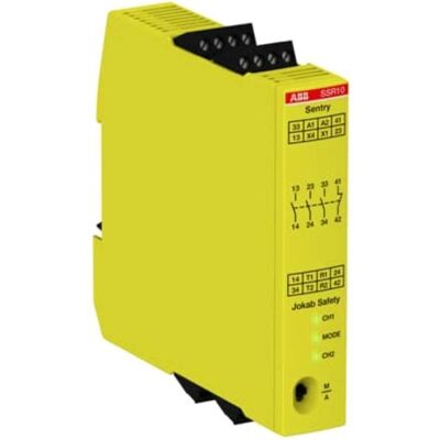 ABB Sentry SSR10 Sicherheitsrelais - 24V DC, 4 Ausgänge ABB Sentry SSR10 Sicherheitsrelais - 24V DC, 4 Ausgänge