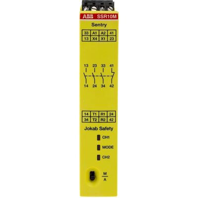 ABB SSR10M Veiligheidsrelais - 3 NO + 1 NC - Relais ABB SSR10M Veiligheidsrelais - 3 NO + 1 NC - Relais