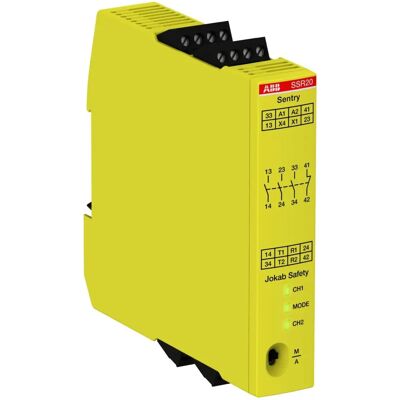 ABB SSR20 Relais de Sécurité 24VDC - 3 NO + 1 NC ABB SSR20 Relais de Sécurité 24VDC - 3 NO + 1 NC