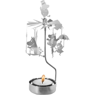 Roterende Engel Ornament - Sølvfarget Pluto Roterende Engel Ornament - Sølvfarget Pluto