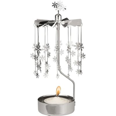 Pluto Produkter AN107 Kerzenhalter - Schneeflocke, Silber, Metall - Kerzenhalter für Winterdekoration Pluto Produkter AN107 Kerzenhalter - Schneeflocke, Silber, Metall - Kerzenhalter für Winterdekoration