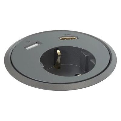 Kondator 935-PD13 Steckdose mit HDMI USB - Typ F Schwarz Kondator 935-PD13 Steckdose mit HDMI USB - Typ F Schwarz