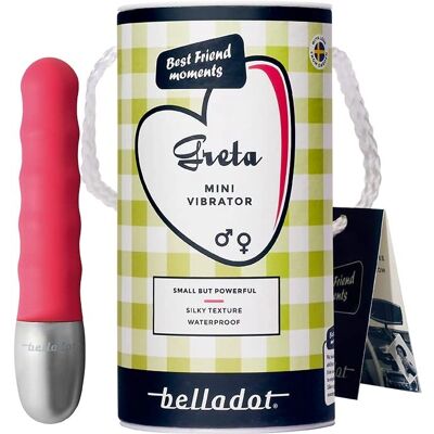 Belladot Greta Mini Vibrator - Vattentät, Kompakt, Kraftfull Belladot Greta Mini Vibrator - Vattentät, Kompakt, Kraftfull