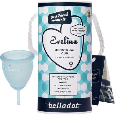 Belladot Evelina Menstruasjonskopp Small & Medium - Menstruasjonskopp Belladot Evelina Menstruasjonskopp Small & Medium - Menstruasjonskopp