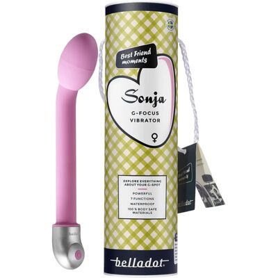 Belladot Sonja G-focus Vibrator - Rosa - G-punkt stimulator Belladot Sonja G-focus Vibrator - Rosa - G-punkt stimulator