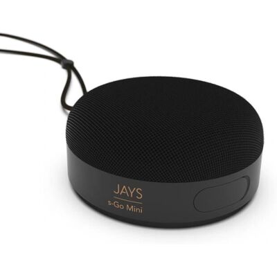JAYS s-Go Mini Langaton Bluetooth-kaiutin - Musta JAYS s-Go Mini Langaton Bluetooth-kaiutin - Musta
