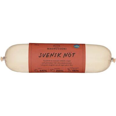 Magnusson Hundmat Biff - Naturlig svensk nötköttssmak - 650 g Magnusson Hundmat Biff - Naturlig svensk nötköttssmak - 650 g