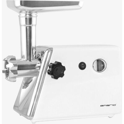 Emerio Kødhakker Hvid - Rustfrit stål, 450W Emerio Kødhakker Hvid - Rustfrit stål, 450W