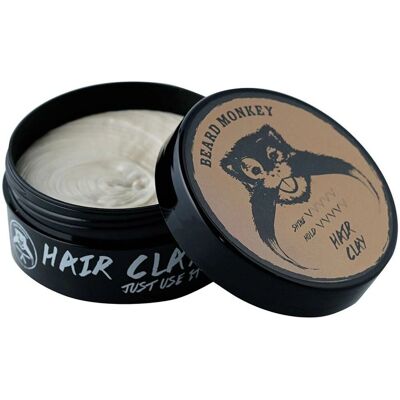 Beard Monkey Hair Clay - Stark Håll, Naturlig Textur - 100ML Beard Monkey Hair Clay - Stark Håll, Naturlig Textur - 100ML