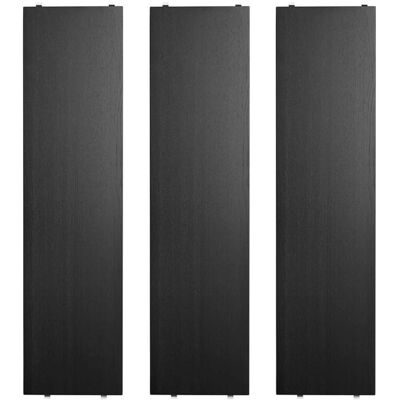 String Møbler 78x20cm Svart Beiset Ask Hyller - Hyllesystem String Møbler 78x20cm Svart Beiset Ask Hyller - Hyllesystem