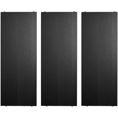 String Møbler - Hyller 78 x 30 cm Eik Svartbeiset - Hyllesystem String Møbler - Hyller 78 x 30 cm Eik Svartbeiset - Hyllesystem