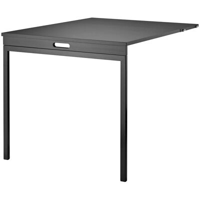 String Furniture 78 cm sammenleggbar bord - Svartbeiset ask/svart stål String Furniture 78 cm sammenleggbar bord - Svartbeiset ask/svart stål