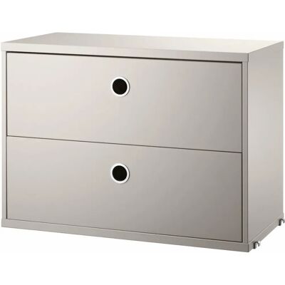String Møbler Nils Strinning - Modulær Beige MDF Oppbevaring - Møbler String Møbler Nils Strinning - Modulær Beige MDF Oppbevaring - Møbler