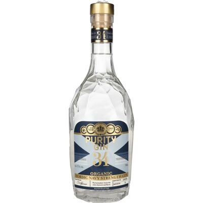 Purity 34 Bio Gin - Marine Stärke, Doppeldestillation, Schweden Purity 34 Bio Gin - Marine Stärke, Doppeldestillation, Schweden
