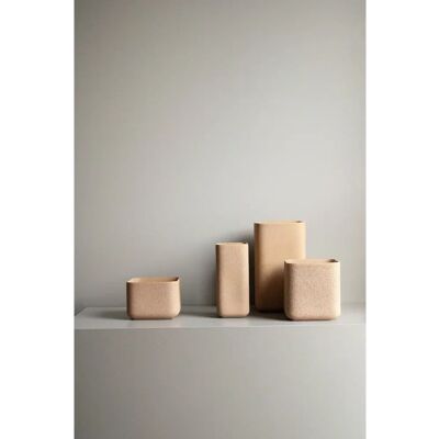 DBKD Kubus Planteringspotte Lille - Gul - Plant Pot DBKD Kubus Planteringspotte Lille - Gul - Plant Pot
