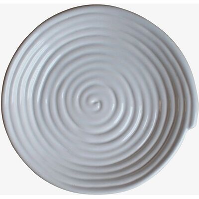 DBKD Vati Curl stor - Hvit Unisex Tallerken DBKD Vati Curl stor - Hvit Unisex Tallerken