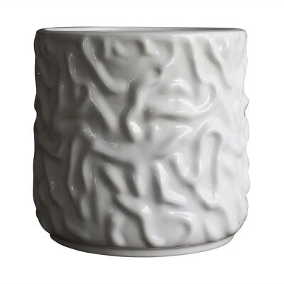 DBKD Swoon Potte - Hvit - 24cm - Vanntett keramikk DBKD Swoon Potte - Hvit - 24cm - Vanntett keramikk
