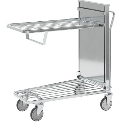 Carrello della spesa zincato - Carrello della spesa Carrello della spesa zincato - Carrello della spesa