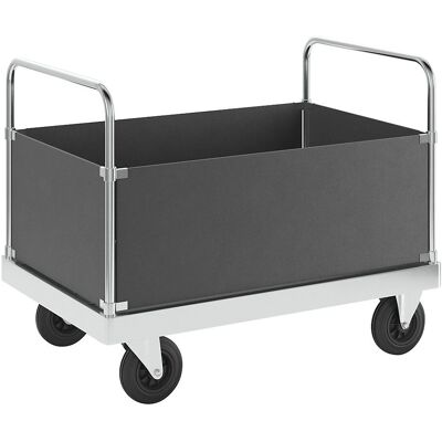 Kongamek Carrello Piattaforma Zincato 960mm Alta con Superficie di Carico 1140x800mm Kongamek Carrello Piattaforma Zincato 960mm Alta con Superficie di Carico 1140x800mm