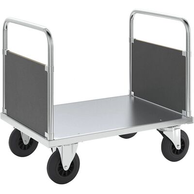 Carrello piattaforma Kongamek - 1000x700x900mm, Zincato, MDF, 2 Paratie Carrello piattaforma Kongamek - 1000x700x900mm, Zincato, MDF, 2 Paratie