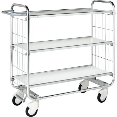 Kongamek - Carrello zincato - 1395x470mm - 3 Ripiani - Carrello Kongamek - Carrello zincato - 1395x470mm - 3 Ripiani - Carrello