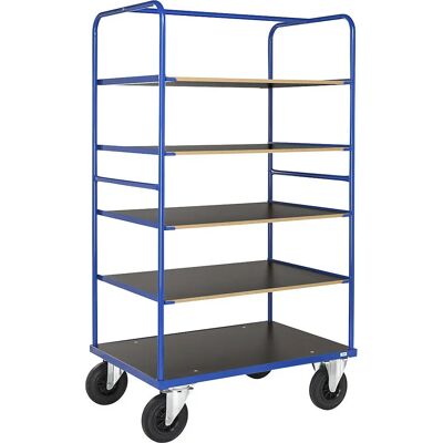 Kongamek Carrello multi-livelli in blu 1000x700x1800mm - Storage Cart Kongamek Carrello multi-livelli in blu 1000x700x1800mm - Storage Cart