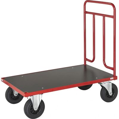 Kongamek Carrello Piattaforma Rosso - Versatile, 500kg Kongamek Carrello Piattaforma Rosso - Versatile, 500kg