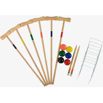 SportMe Krocketspil - 6 personer - Klassisk Sommerleg SportMe Krocketspil - 6 personer - Klassisk Sommerleg