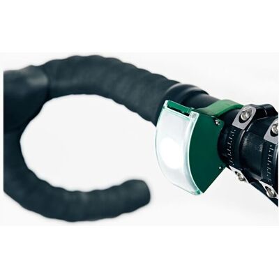 Lampe frontale Bookman Curve verte - 220 lumens - Publicité Lampe frontale Bookman Curve verte - 220 lumens - Publicité