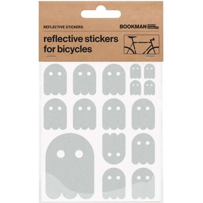Bookman Geister Fahrradreflektoren-Aufkleberset - Weiß - 9,5x11,5cm Bookman Geister Fahrradreflektoren-Aufkleberset - Weiß - 9,5x11,5cm