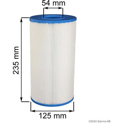 Kuben - Spafilter - 235mm - 127mm - Spa filter Kuben - Spafilter - 235mm - 127mm - Spa filter
