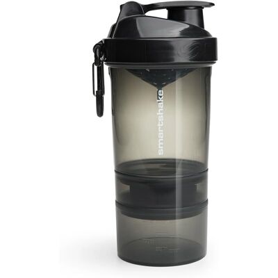 SmartShake Original2GO 600ml Gun Smoke Black Sports Shaker SmartShake Original2GO 600ml Gun Smoke Black Sports Shaker