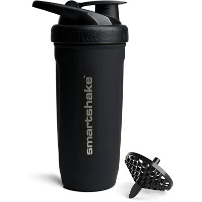 SmartShake Reforce Stainless Steel Black 900ml - Shaker Bottle SmartShake Reforce Stainless Steel Black 900ml - Shaker Bottle
